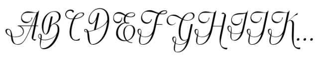 Souljiwa Thin Italic Font UPPERCASE