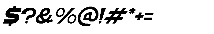 Sound Groove Italic Font OTHER CHARS