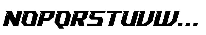 Sound Wave  Racing Regular Font LOWERCASE
