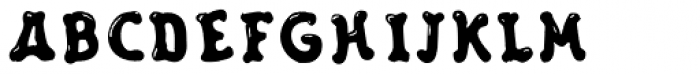 Souper Serif Font LOWERCASE
