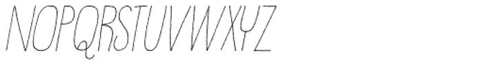 Souplesse Italic Font UPPERCASE