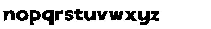 Souprice Bold Font LOWERCASE