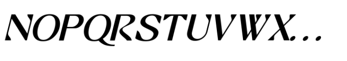 South Blanke Italic Font UPPERCASE