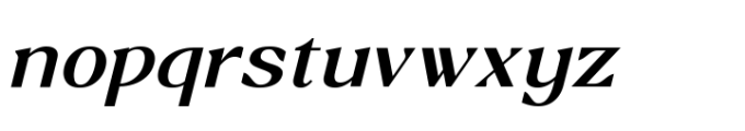 South Blanke Italic Font LOWERCASE