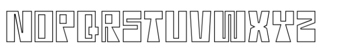 South Central Line Font UPPERCASE