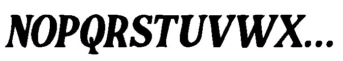South Costalina Italic Font UPPERCASE