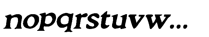 South Costalina Italic Font LOWERCASE