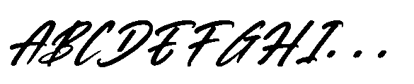 Souther Daleska Italic Italic Font UPPERCASE