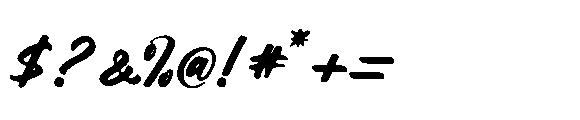 Souther Daleska Regular Font OTHER CHARS