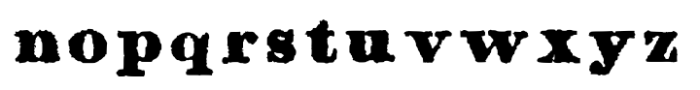 Southern Literary Mess Bold Font LOWERCASE
