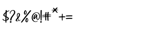 Southery  Regular Font OTHER CHARS