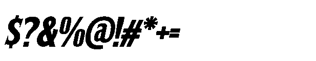 Southfolk Italic Font OTHER CHARS