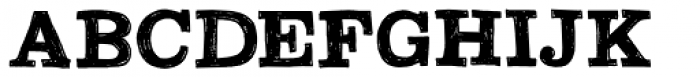 Southwark Regular Font LOWERCASE
