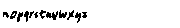 Souvenir Notes Bold Font LOWERCASE