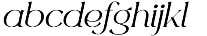 Sovage Italic Font LOWERCASE
