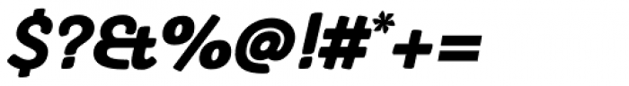 Sovba Black Oblique Font OTHER CHARS