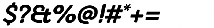 Sovba Bold Oblique Font OTHER CHARS