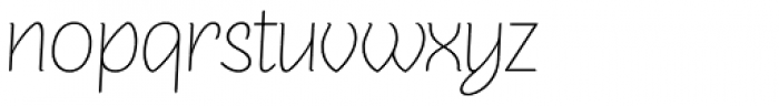 Sovba Thin Font LOWERCASE