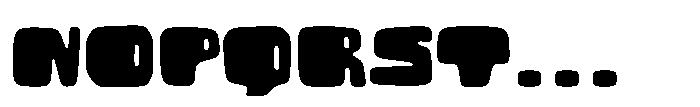 Soya Bean Font UPPERCASE