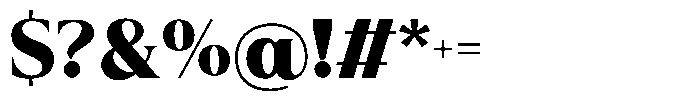 Soyora Black Font OTHER CHARS