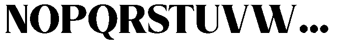 Soyora Black Font UPPERCASE