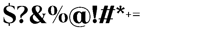 Soyora Bold Font OTHER CHARS