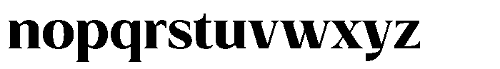 Soyora Bold Font LOWERCASE