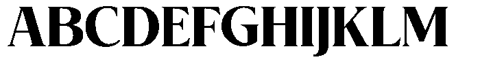 Soyora Extra Bold Font UPPERCASE