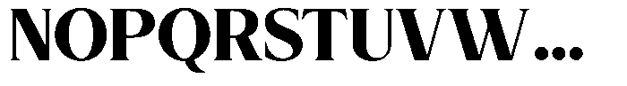 Soyora Extra Bold Font UPPERCASE