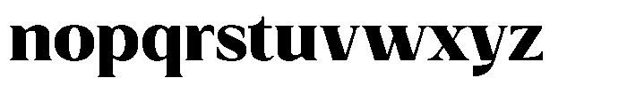 Soyora Extra Bold Font LOWERCASE