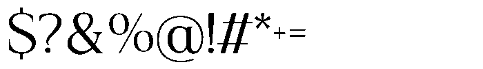 Soyora Light Font OTHER CHARS