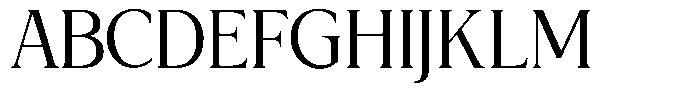 Soyora Light Font UPPERCASE