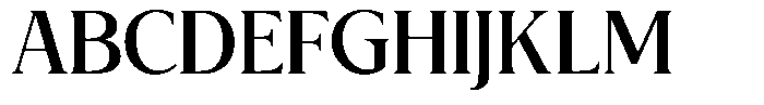 Soyora Medium Font UPPERCASE