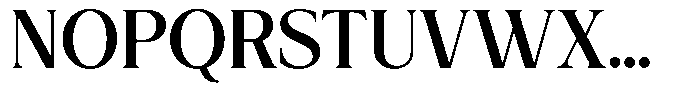 Soyora Medium Font UPPERCASE