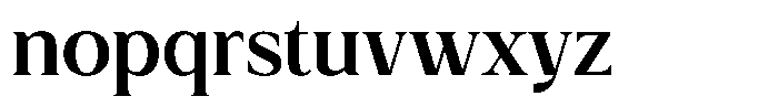 Soyora Medium Font LOWERCASE
