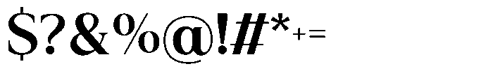 Soyora Semi Bold Font OTHER CHARS
