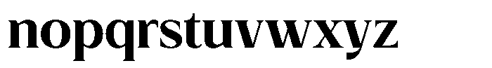 Soyora Semi Bold Font LOWERCASE