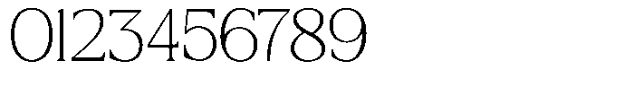 Soyora Thin Font OTHER CHARS