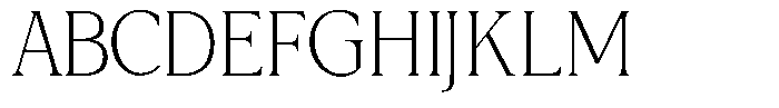 Soyora Thin Font UPPERCASE