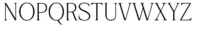 Soyora Thin Font UPPERCASE