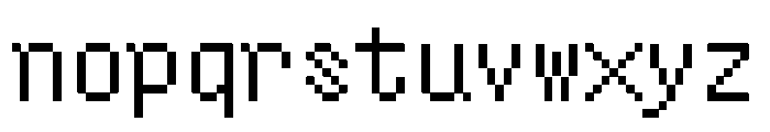 SoLow Regular Font LOWERCASE