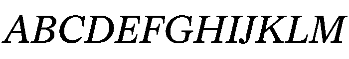 Society BookItalic Font UPPERCASE