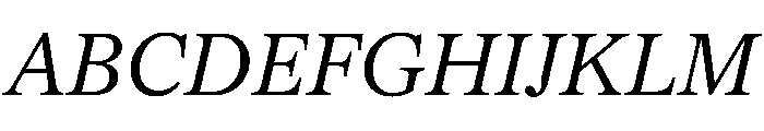 Society Italic Instance Font UPPERCASE