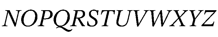 Society Italic Instance Font UPPERCASE