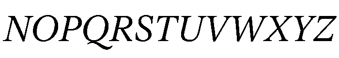 Society Italic Font UPPERCASE