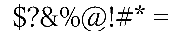 Society Light Instance Font OTHER CHARS