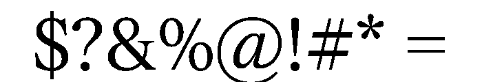 Society Regular Instance Font OTHER CHARS