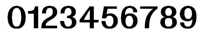 Solaris Bold Font OTHER CHARS