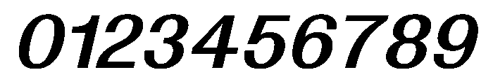 Solaris BoldItalic Font OTHER CHARS