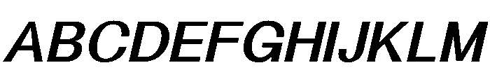 Solaris BoldItalic Font UPPERCASE